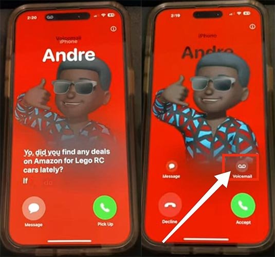 Live VoiceMail Feature