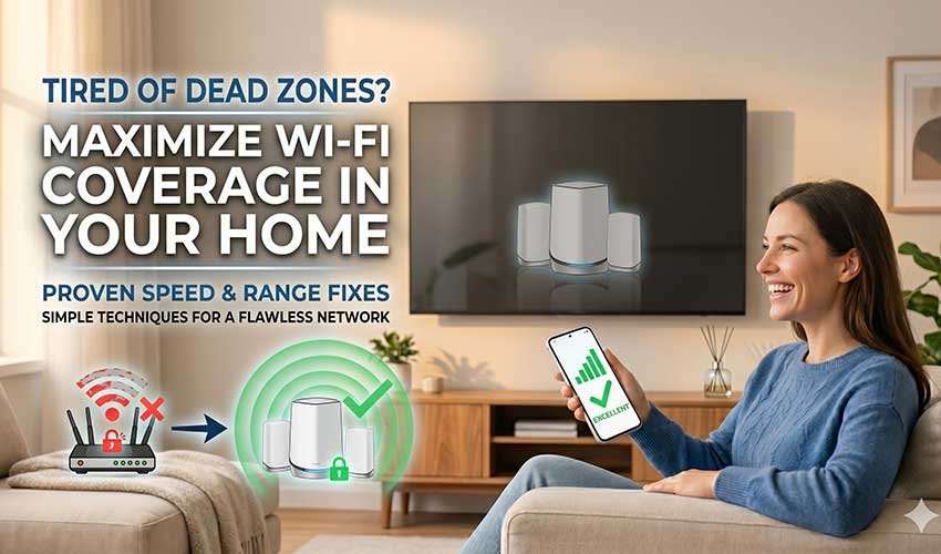 You are currently viewing WiFi Signal Coverage Problem का समाधान: पूरे घर में Strong Signal पाने के 7 आसान तरीके