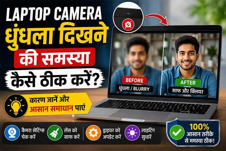 You are currently viewing Laptop Camera धुंधला दिख रहा है? जानिए समस्या का आसान समाधान