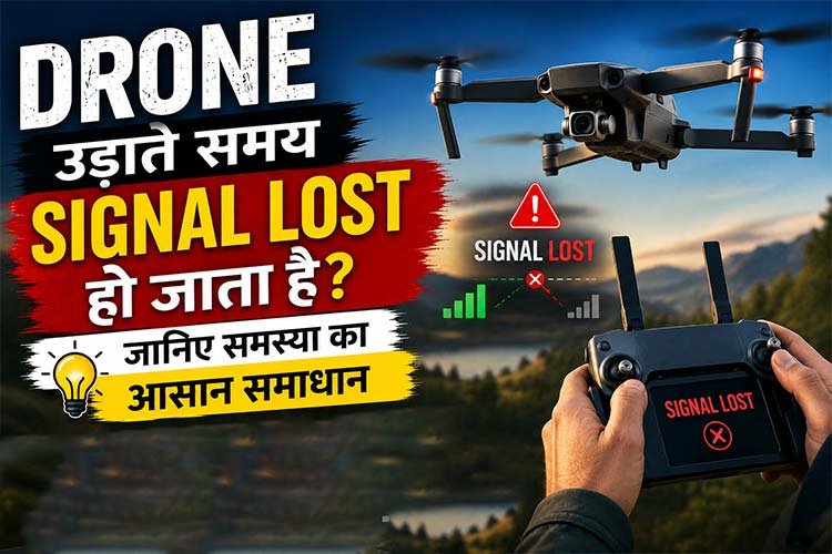 Read more about the article Drone उड़ाते समय Signal Lost हो जाता है? जानिए समस्या का आसान समाधान
