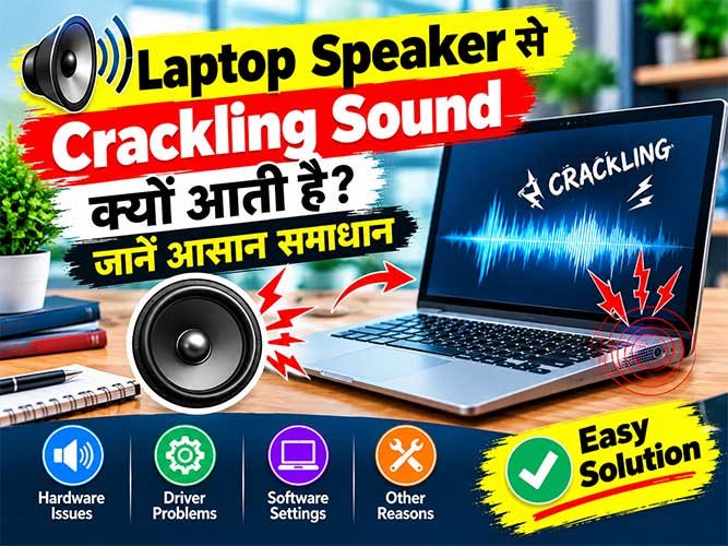 You are currently viewing Laptop Speaker से Crackling Sound क्यों आती है? जानें आसान समाधान